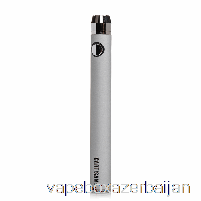 Vape Smoke Cartisan eGo Spinner Twist 900 510 Battery Silver